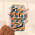 Retro Custom 3D Initials iPhone Case